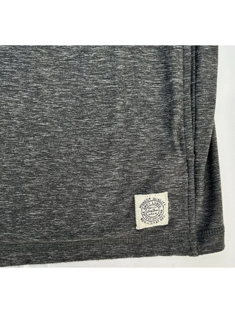 Lucky Brand Softest Knitwear Grey Label Gray 1/4 Zip Sweater Mens Size XL Soft
